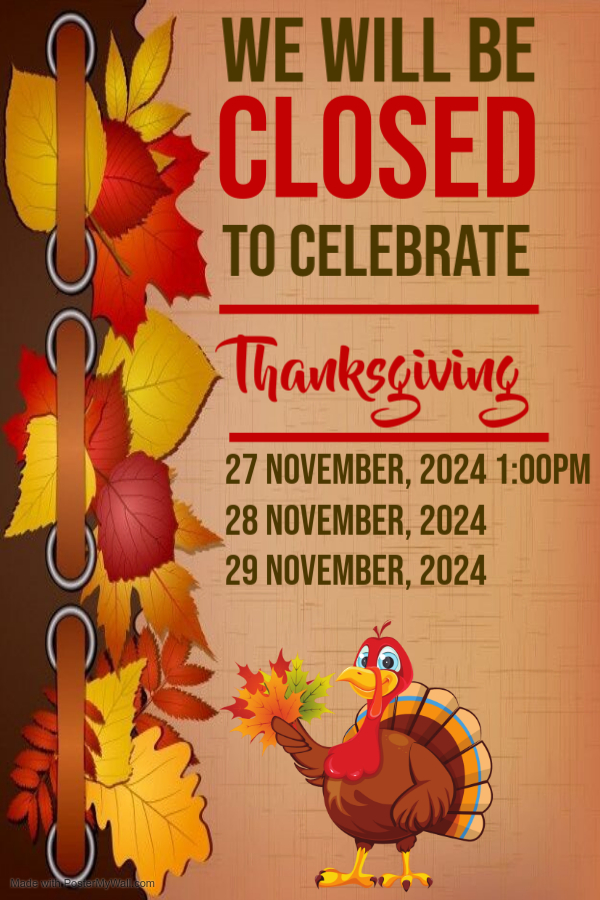 Photo for City Hall will be closed on November 27th at 1:00pm. And closed on November 28th &amp; November 29th! 